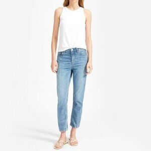 EverlaneThe Super Soft Straight Leg Vintage Light Blue Jean Organic Cotton-Sz.30